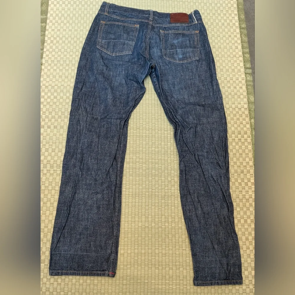 Gustin #37 Super Light Selvedge Denim Straight Jeans Men's Size 35 Made in USA - Picture 2 of 9
